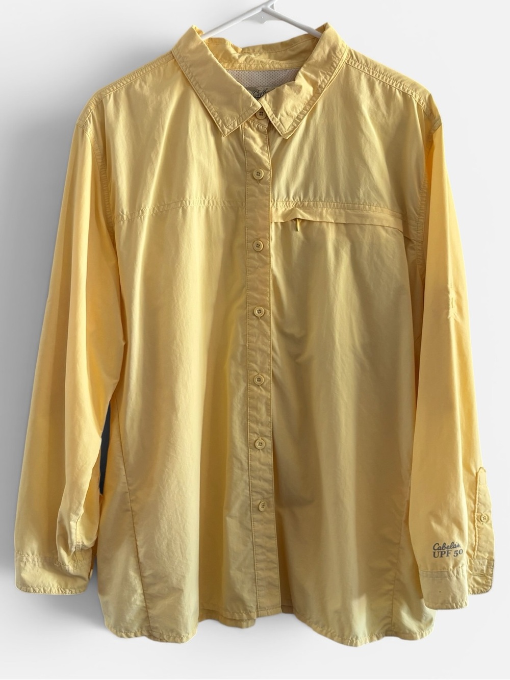 Cabela’s Long Sleeve UPF 50 Sun Protection Vented Back Fishing Hiking Shirt XXL